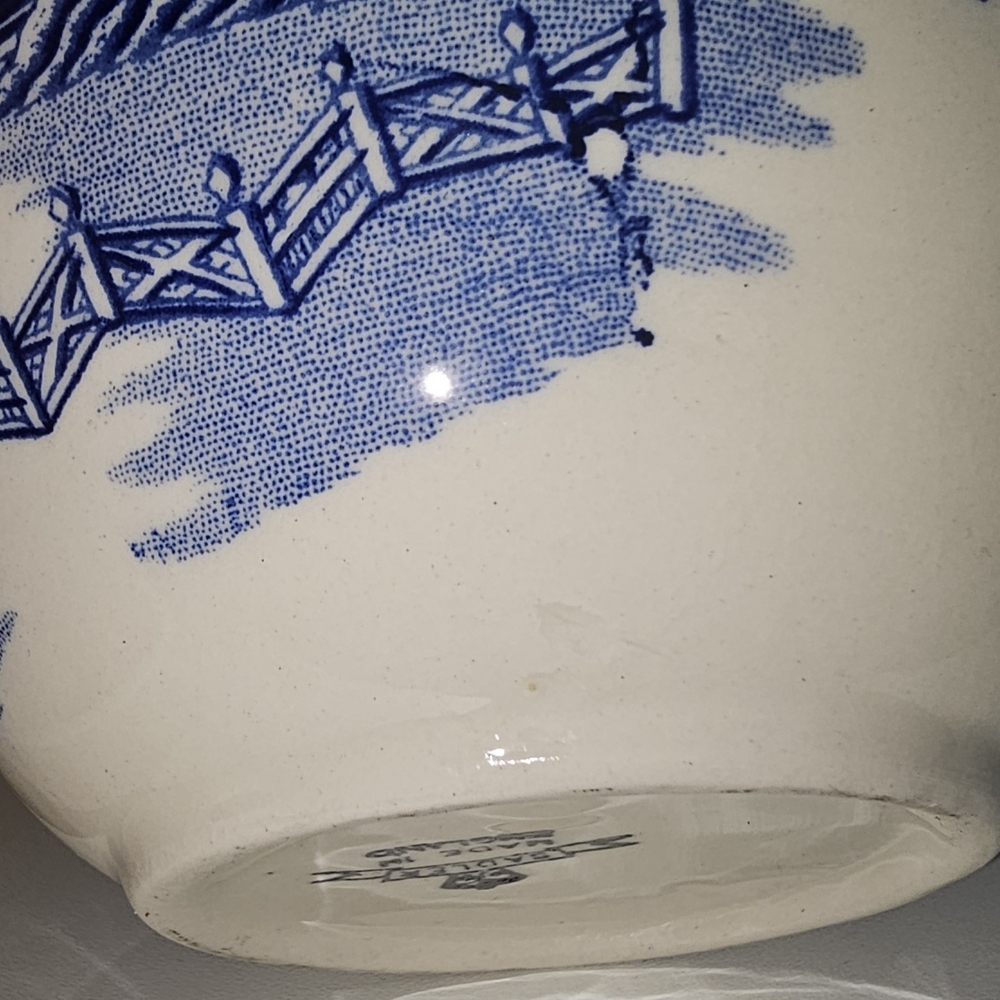 Blue and White Ceramic Jar - Picture 5 of 5